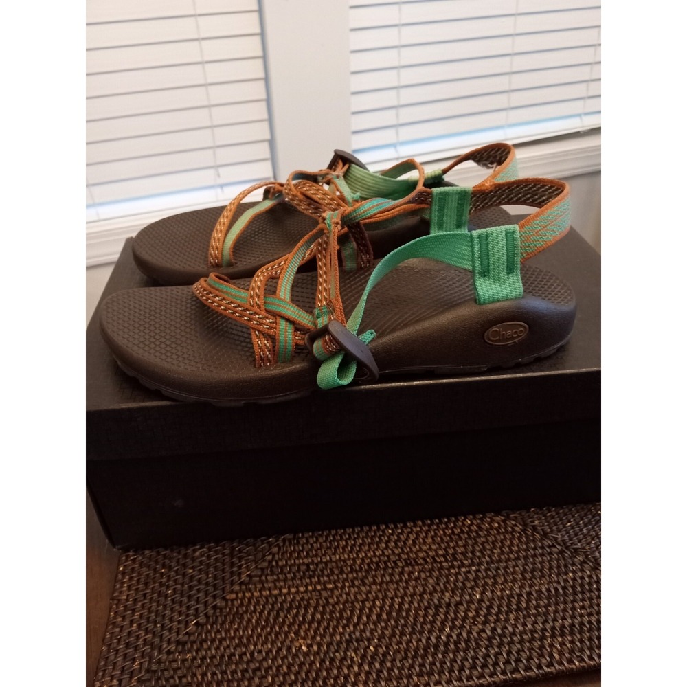 Chaco Classic ZX/3 Women Size 10 - Chuckwalla Aqua Blue Loop Water Sandal Shoe